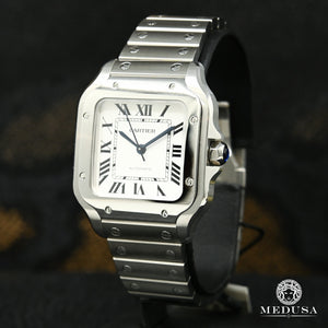 Cartier discount santos white