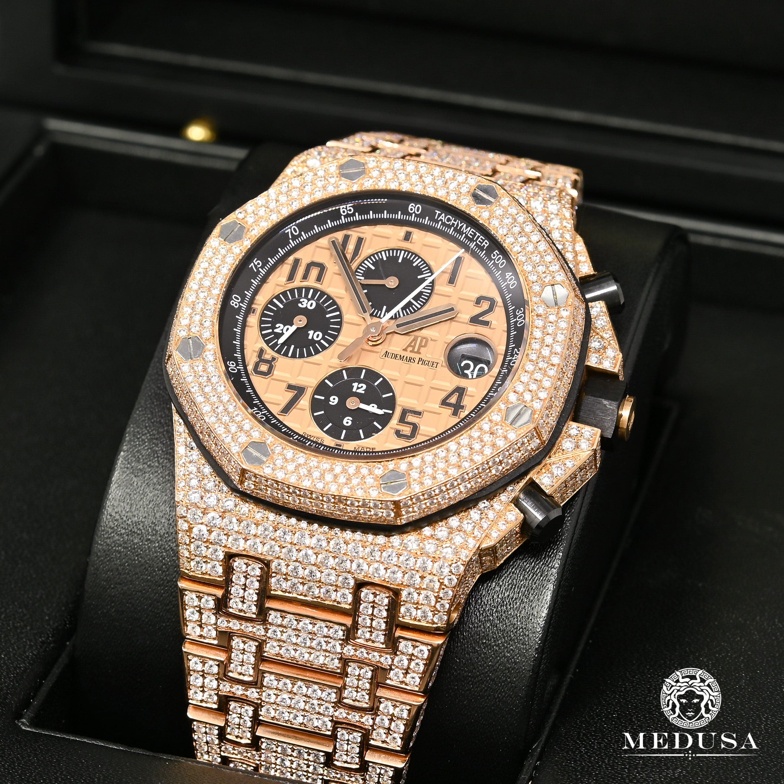 42mm Audemars Piguet Offshore Brick Honeycomb Pink