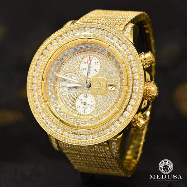 Breitling super avenger on sale gold