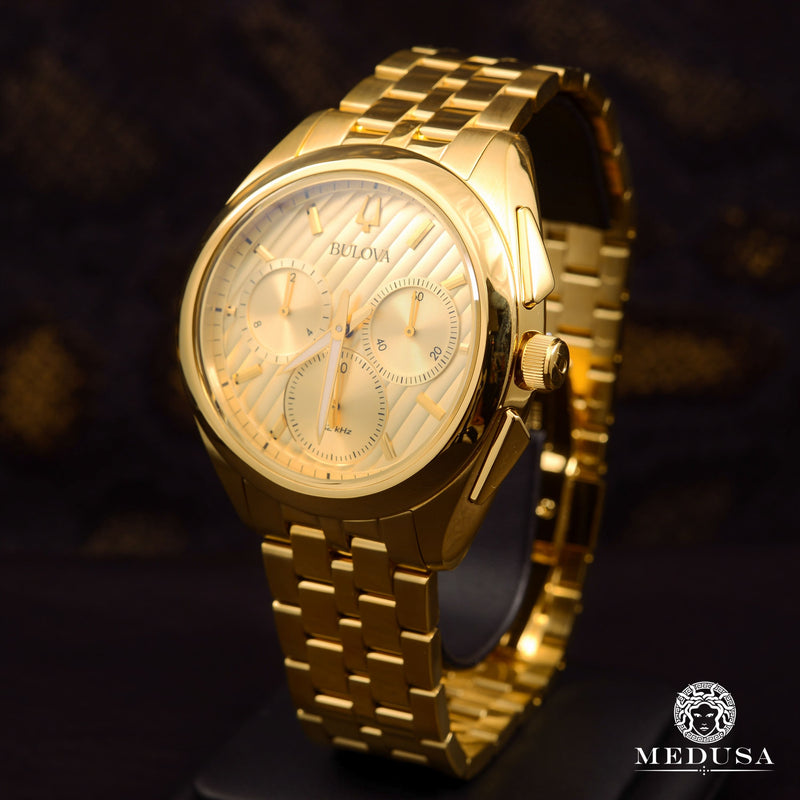 Bulova curv outlet gold