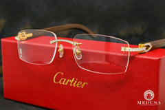 Cartier Signature C Gold Wood