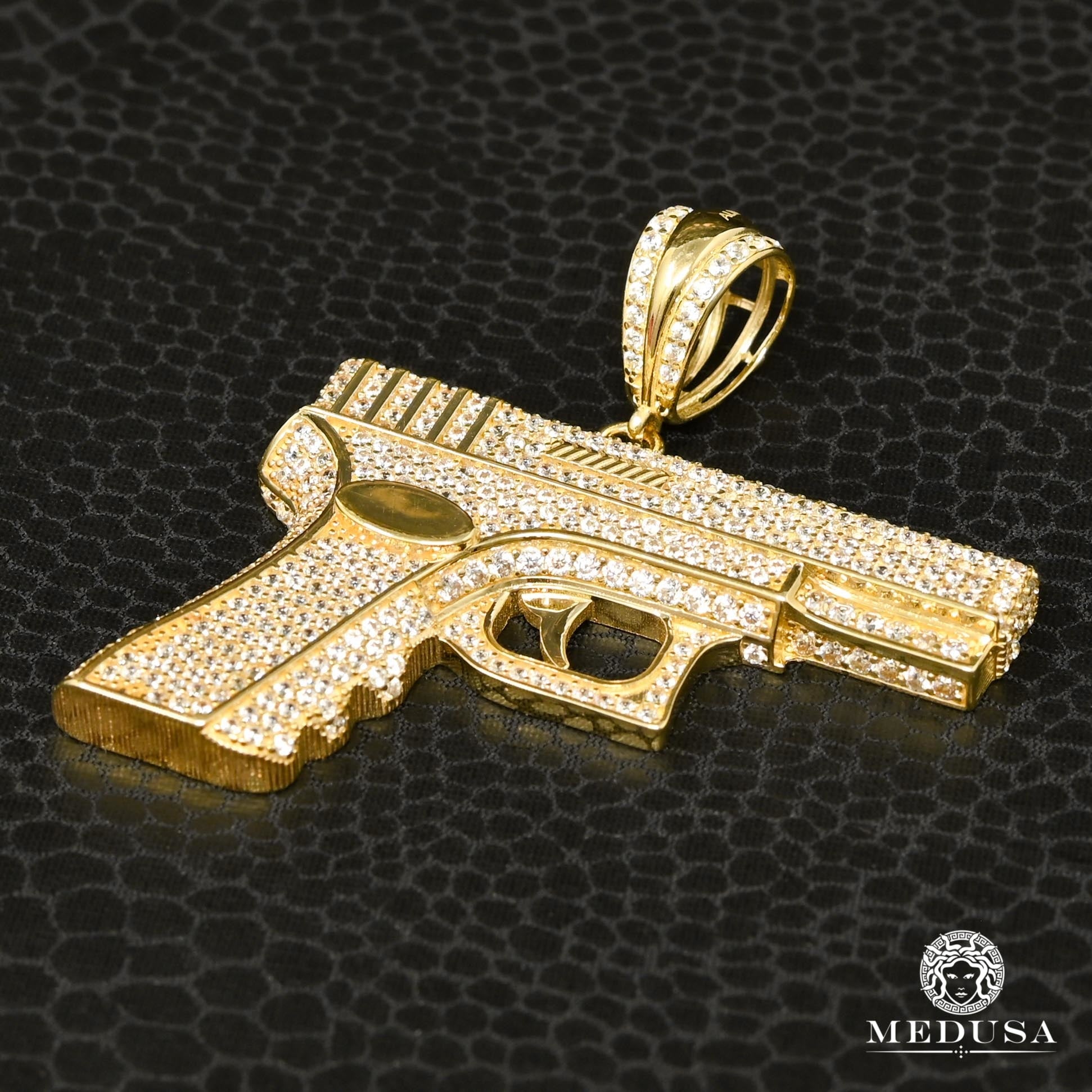 Gold glock sale pendant