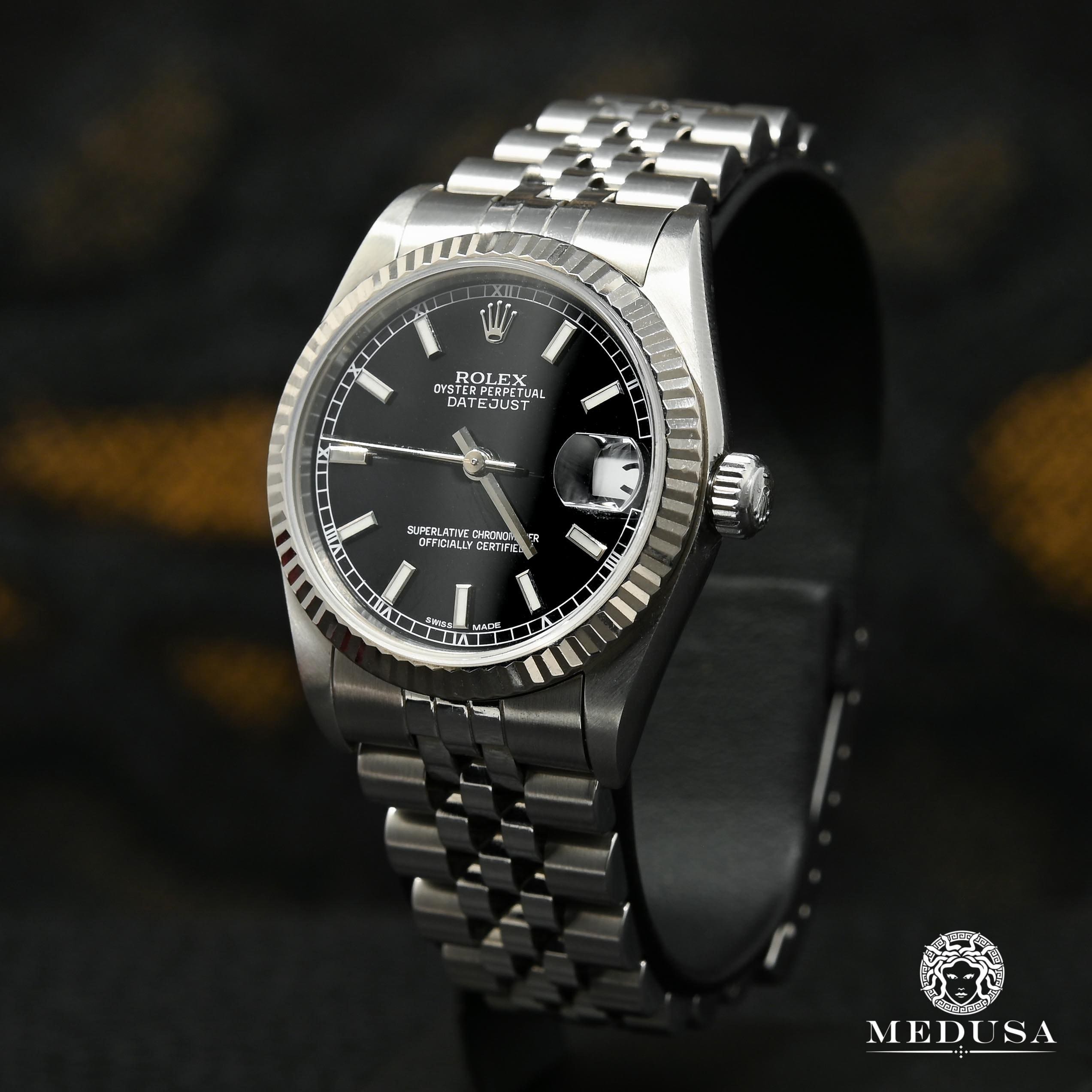 Rolex datejust 36 hot sale quadrante nero