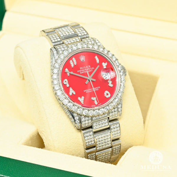 Diamond red 2025 face rolex