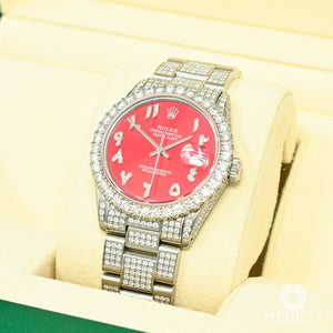 Red face hot sale rolex mens