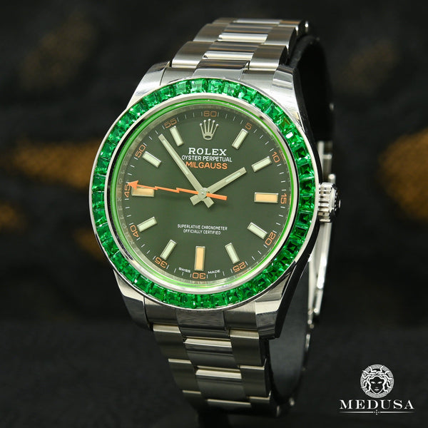 Rolex hot sale green emerald