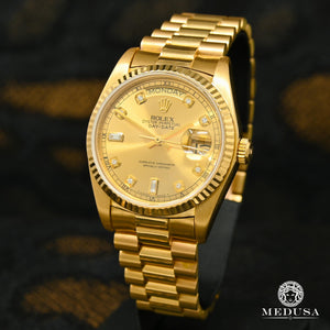 Rolex watch Rolex President Day Date 36mm Gold Classic Men s Watch Medusa jewelry