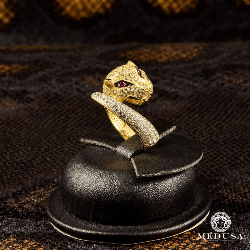 Bague en Or 10K | Bague Femme Tiger F1